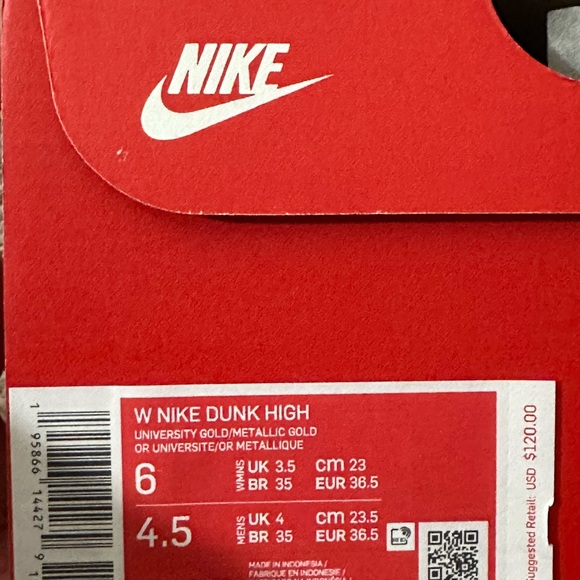 NEW dunk hi university gold orange - Picture 5 of 5